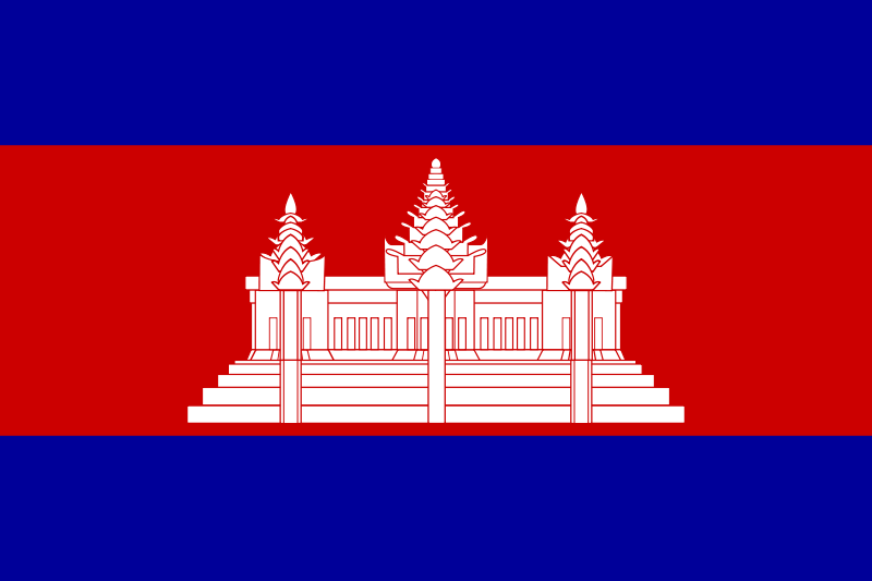 bendera negara Kamboja