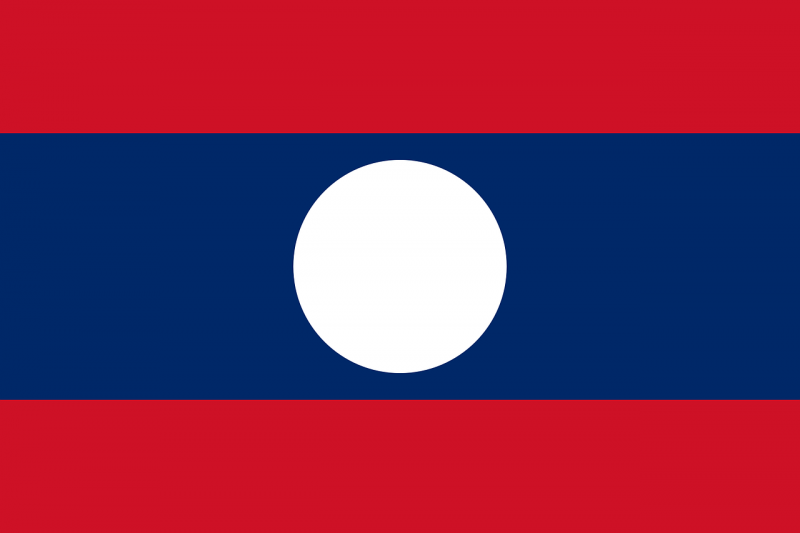letak geografis negara Laos