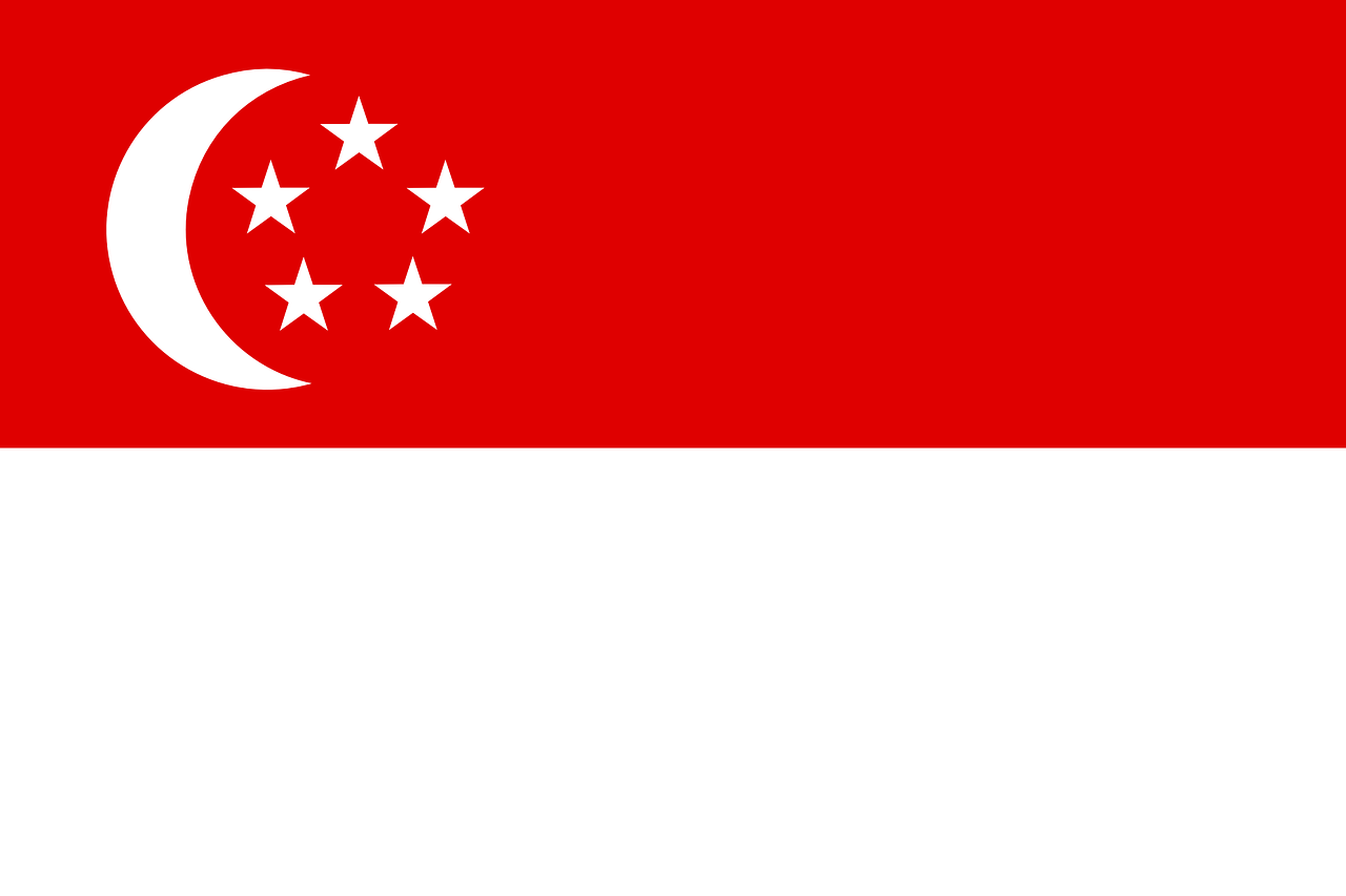 bendera negara Singapura