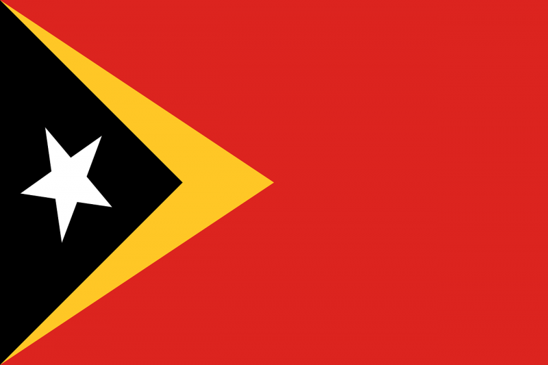 negara terkecil di asia tenggara, bendera negara Timor Leste