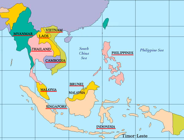 negara terbesar di Asia Tenggara
